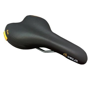

Седло велосипедное VELO PLUSH VL-3293 спорт/комфорт, пена, черное VL-3293
