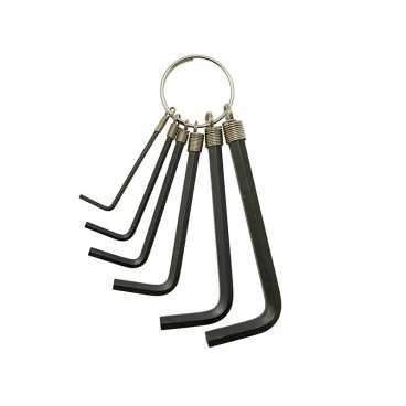 

Набор шестигранников BIKE HAND YC-268L-1, на связке 2/3/4/5/6/7 мм, чёрный, в торговой упаковке, YC-268L-1