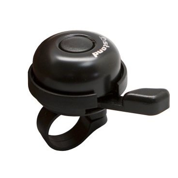 Звонок велосипедный TBS CD-603, диаметр 22.2мм, алюминиевый купол, пластиковая база, чёрный