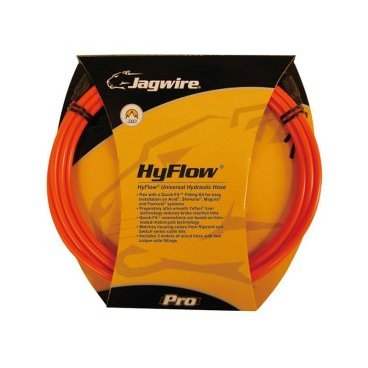 Гидролиния JAGWIRE для тормозов 3м, с универсальными адаптерами Quick fit, оранжевая, HBK405