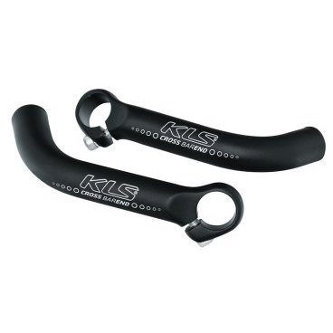 Рога велосипедные KELLYS KLS CROSS, цельные, длина 160мм, алюминий, матовые чёрные
