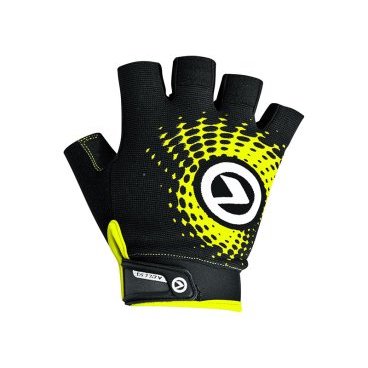 Перчатки KELLYS IMPACT SHORT Lycra, чёрный/зелёный, M, Gloves Lycra black-green, M