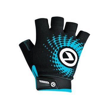 Перчатки KELLYS IMPACT SHORT Lycra, чёрный/синий, M, Gloves Lycra black-blue, M