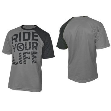 

Джерси с коротким рукавом KELLYS RIDE YOUR LIFE Enduro, полиэстер, серое, S