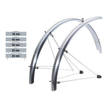 

Крылья велосипедные SKS Chromoplastics P 65, 26", черные, 10126
