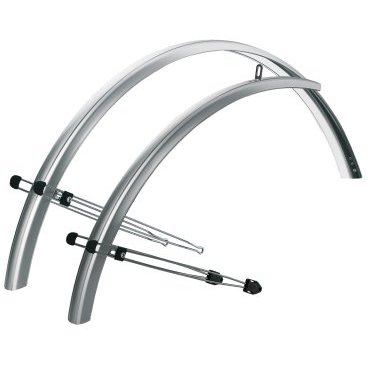 

Крылья SKS Coммuter Road, 35мм, 28", серебристые, с двойными стойками, 10977