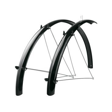

Крылья велосипедные SKS, 56мм, 28", чёрные, 11205