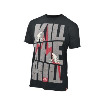 

Футболка мужская KELLYS "Kill the Hill", 100% хлопок, чёрная, XL, Men's Kill the Hill Tshirt