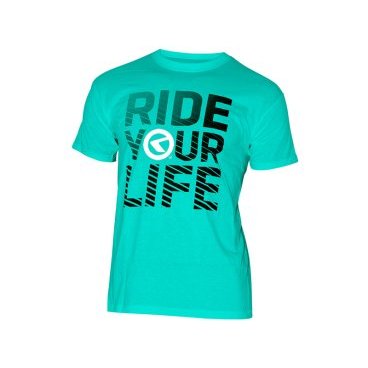 

Футболка KELLYS RIDE YOUR LIFE M, голубая, T-Shirt KELLYS RIDE YOUR LIFE short sleeve white -