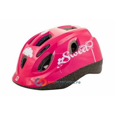 Шлем MIGHTY JUNIOR INMOLD SWEET детский/подростковый, 12 отверстий (48-54см) розовый 5-731884