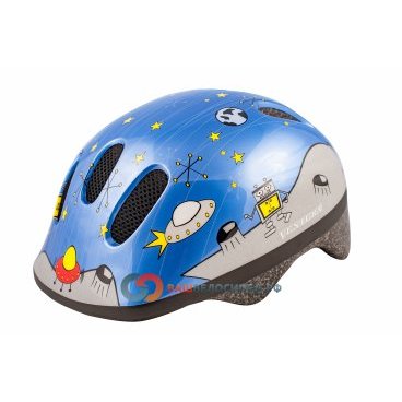 Велошлем детский VENTURA SPACE, голубой