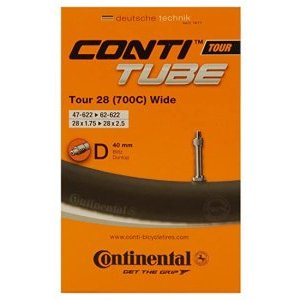 Камера велосипедная Continental Tour 28" Wide, 47-622 / 62-622, D40, данлоп, 0182131 от Vamvelosiped