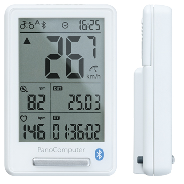 Велокомпьютер Topeak PanoComputer bluetooth Smart, с датчиком скорости, белый, TPB-CSC01W