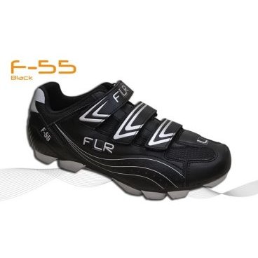 Велотуфли FUNKIERBIKE F-55 III MTB, 3 липучки , р.42, черные, 16-036