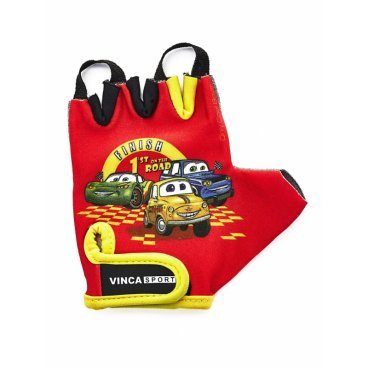 Велоперчатки детские Vinca sport VG 940 child cars, красные