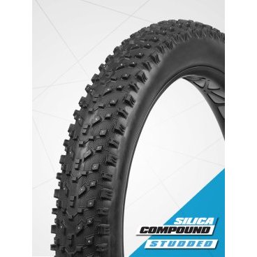 Велопокрышка для фэтбайка VeeTire SNOW AVALANCHE, 120 TPI, SC, 26" x 4.8, черная, B40607