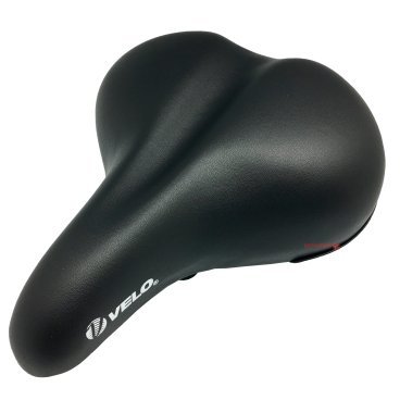 Велоседло VELO SENSO комфорт 269х224мм, пена, 886г, с пружинами, Webspring Comfort, чёрное VL-8024S