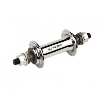Втулка передняя SHUNFENG SF-HB03F, МТБ, 36 отверстий, 3/8x14Gx100x140, на гайках, SF-HB03F