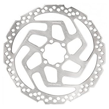 Тормозной велосипедный диск Shimano RT26, 160мм, 6-болтов, для пластиковых колод, ESMRT26S