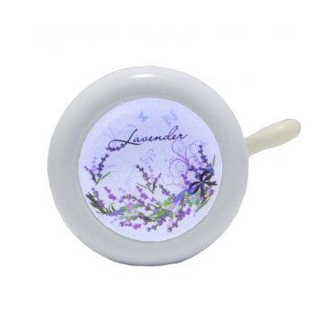 Звонок велосипедный детский, рисунок Lavender, 54 мм, стальная чашка, YL 45 lavender