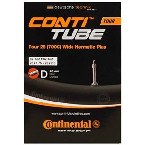 Камера для велосипеда Continental Tour 28 wide Hermetic Plus, 54-584/62-622, ниппель Dunlop, 182151