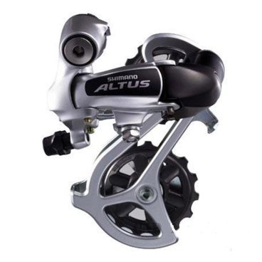 Суппорт/переключатель SHIMANO задный, ALTUS 7/8 скоростей, резьба длинный серебристый, 2-5044