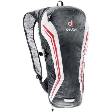 Велосипедный рюкзак Deuter Road One, с чехлом, 44х22х10, 5 л, черно-белый, 32274_7130