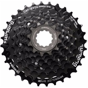 Кассета SHIMANO HG200, 9 звезд, 9 скоростей, 11-36Т, черная, ACSHG2009136