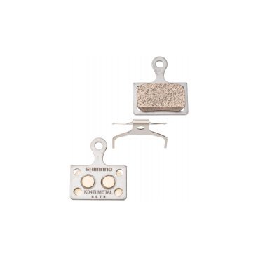 

Тормозные колодки SHIMANO K04Ti, для дискового тормоза, метал, пружина, Y8PU98020
