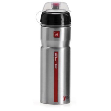 Фляга Elite Syssa, 0.75 л, алюминий, серебристый глянец, защитный колпачок, EL0101212