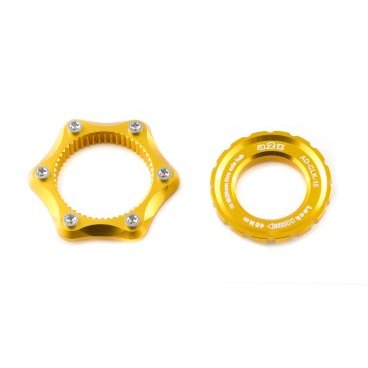 Адаптер A2Z, Center Lock - 6 болтов, замок 15/20мм, оранжевый, AD-CLK 15 -5