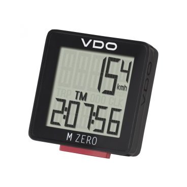 Велокомпьютер VDO M-ZERO WR, 5 функций, проводной, черный, 4-3000