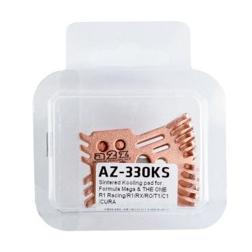 Тормозные колодки A2Z Formula Mega & THE ONE, R1/RX/RO, с радиатором, золотистый, AZ-330KS