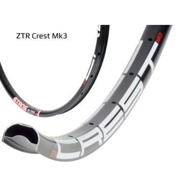 Обод 29 Stans NoTubes ZTR Flow MK3 32H черный, наклейка белый/красный 485C
