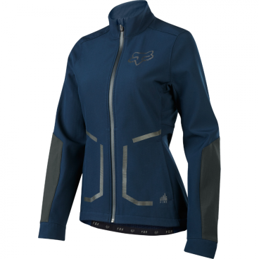 Велокуртка женская Fox Attack Fire Softshell Womens Jacket Navy