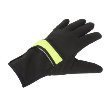 Перчатки Windster Shell X7 2в1 AUTHOR, длинные, утепленные, черно-неоновые, лайкра/флис