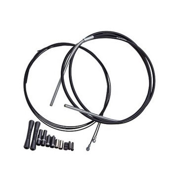 Комплект рубашек и тросиков тормозной  SRAM SlickWire Road Brake Cable Kit, 5 мм, черный купить на ЖДБЗ.ру