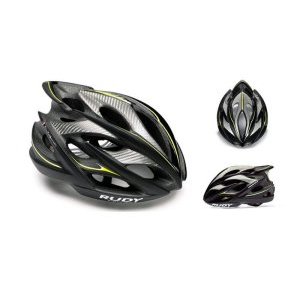 Велошлем Rudy Project WINDMAX BLK/YEL FLU/WHITE MATTE L