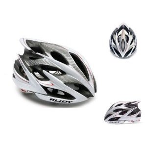 Велошлем Rudy Project WINDMAX WHITE/SILVER/RED SHINY L