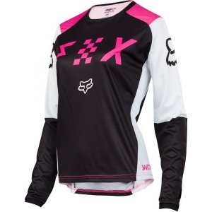 

Велоджерси женская Fox Switch Womens Jersey, черно-розовый 2018