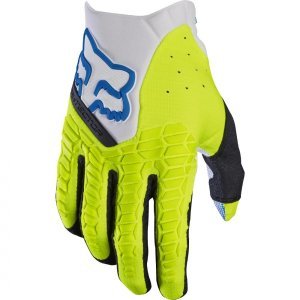 

Велоперчатки Fox Pawtector Glove, бело-желтые, 2017