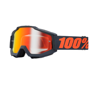 Велоочки 100% Accuri Matte Gunmetal / Mirror Red Lens, 50210-025-02