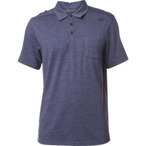 Велофутболка Fox Legacy Polo Shirt Heather, синий 2018