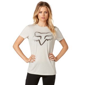 Велофутболка женская Fox Certain SS Crew Tee, серый 2018