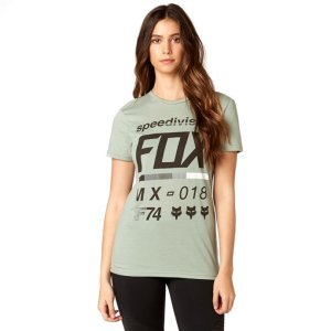 Велофутболка женская Fox Draftr SS Crew Tee Sage 2018