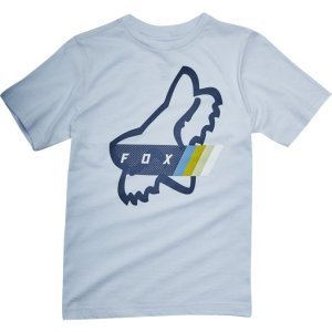 Велофутболка подростковая Fox Youth Fourth Division SS Tee, серый 2018