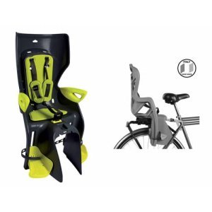 BELLELLI Сидение заднее Summer Clamp Hi-Viz черный/желтый, до 22кг, 01SMM0027 от Vamvelosiped