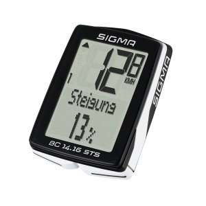 Велокомпьютер SIGMA BC 14.16 STS CAD беспроводной, подключение к смартфону, 14 функций, 01418