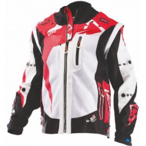 Велокуртка Leatt GPX 4.5 X-Flow Jacket, черно-красный 2018