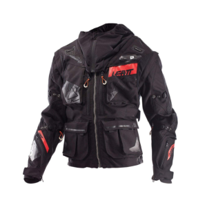 Велокуртка Leatt GPX 5.5 Enduro Jacket, черно-серый 2018